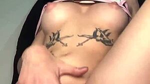 Young Woman Self-Pleasuring Alone