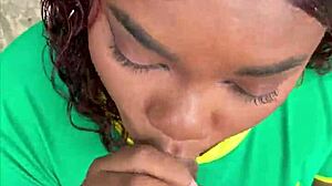 I helped a stranger and she wanted forest sex, almost caught