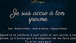 i'm addicted to your cum 😍 french joi