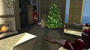 Christmas morning is the best for a dick in the ass