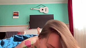 Slobbery blowjobs with sweet sucking and rough cum finish