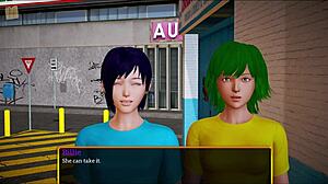 Playing games with my new family 😊