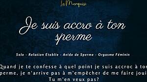 i'm addicted to your cum 😍 french joi