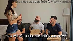 billie star 3 on 1 dp dap atm deepthroat huge cumshots on face