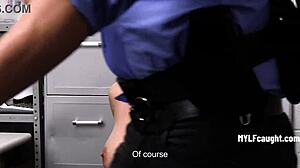 Lory Lace Offers Oiled Prison Tease with Big Tits