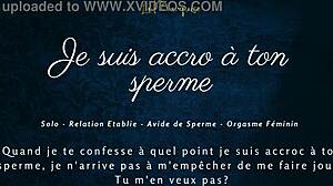 i'm addicted to your cum 😍 french joi