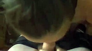 Kandy kane gives a handjob to a babe