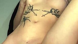 Young Woman Self-Pleasuring Alone