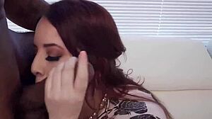 Maggie Green Rides Mazee Hard Until He Cums On Her Big Tits!