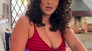 Busty Latina Pov Deepthroat And Doggy Style After Interview