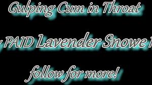 her loud gagging echoes as royal goddess takes cum