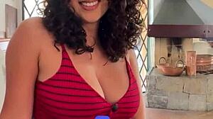 Busty Latina Pov Deepthroat And Doggy Style After Interview