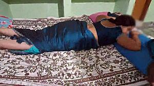 hot wife enjoys intimate moments with boyfriend in the bedroom