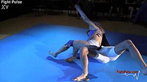 real mixed wrestling action with fight pulse, wow! 😍