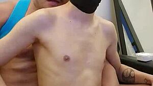 hey, first 2024 vid in sp with this hot chaser, bareback and cum everywhere