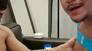 hey, first 2024 vid in sp with this hot chaser, bareback and cum everywhere