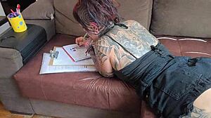 Proving to my friend that pussy beats video games.