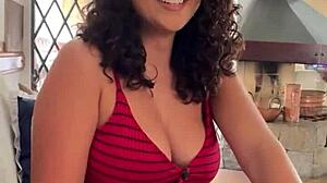 Busty Latina Pov Deepthroat And Doggy Style After Interview