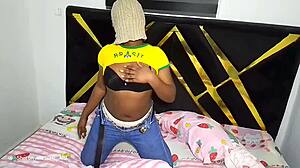 Intense Solo Dildo Ride By Italian Milf