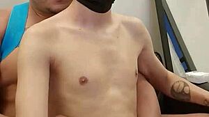 hey, first 2024 vid in sp with this hot chaser, bareback and cum everywhere