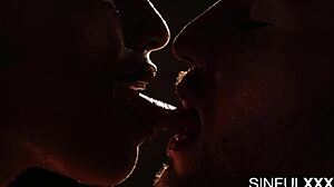 Ebony Bound to Make You Sweat with Footjob and Licking