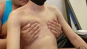 hey, first 2024 vid in sp with this hot chaser, bareback and cum everywhere