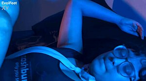 Up Close with Artemis and Her Sweaty Latina Feet