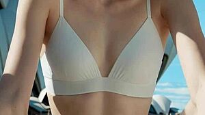 Modeling Lingerie At Sydney Opera House