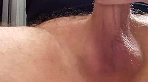 dutch guy masturbates to cum with his big cock