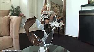 i'm moaning so loud while lex steele fucks my wet pussy and ass, then cums on my face