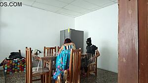 Sinful maid teases with her cute look. She spreads that pretty pussy wide open.