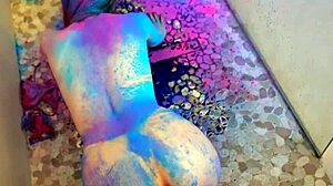 Man, shower sex in Athens gets wild and colorful! 🌊