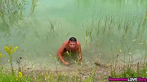 Brunette Chick Aliz Enjoys Good Outdoor Activities