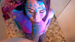 Man, shower sex in Athens gets wild and colorful! 🌊