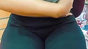 Webcam session at the toy store with fingering