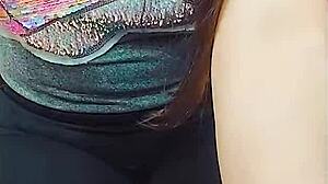 Webcam session at the toy store with fingering