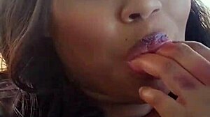 Blackvelvet Caught Fingering Her Plump Ass In POV!