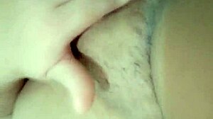 Girl Sits on Dildo, Cums Loudly!