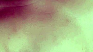 Girl Sits on Dildo, Cums Loudly!