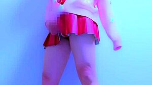 Crossdressing adventure with secretary and princess themes.