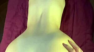 Young Babe Spreads Huge Ass in Homemade POV Doggy Sex