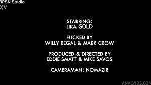 Hard Fuck for Lika Gold’s Holes with Deep DP Action