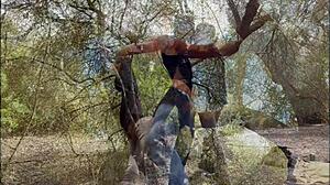 Hot Wife Gets Pounded Doggy Style in Public Park