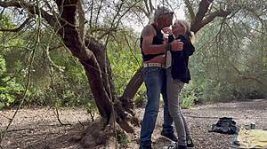 Hot Wife Gets Pounded Doggy Style in Public Park