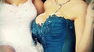 Hot lesbian babes indulging in smoking fetish and lesbian love.