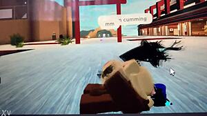 Headless slut rides big black cock creampied rich