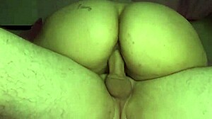 pretty pawg bounces on dick until filled with creampie