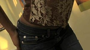 The black MILF mom indulges in passionate fucking with her lover