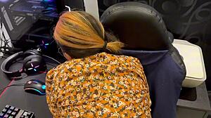 secretaria surprises jefe with bbw fetish close up doggystyle ass tight colombian milf