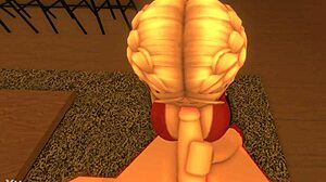 Roblox girl with royal boyfriend in subtle intimate moment